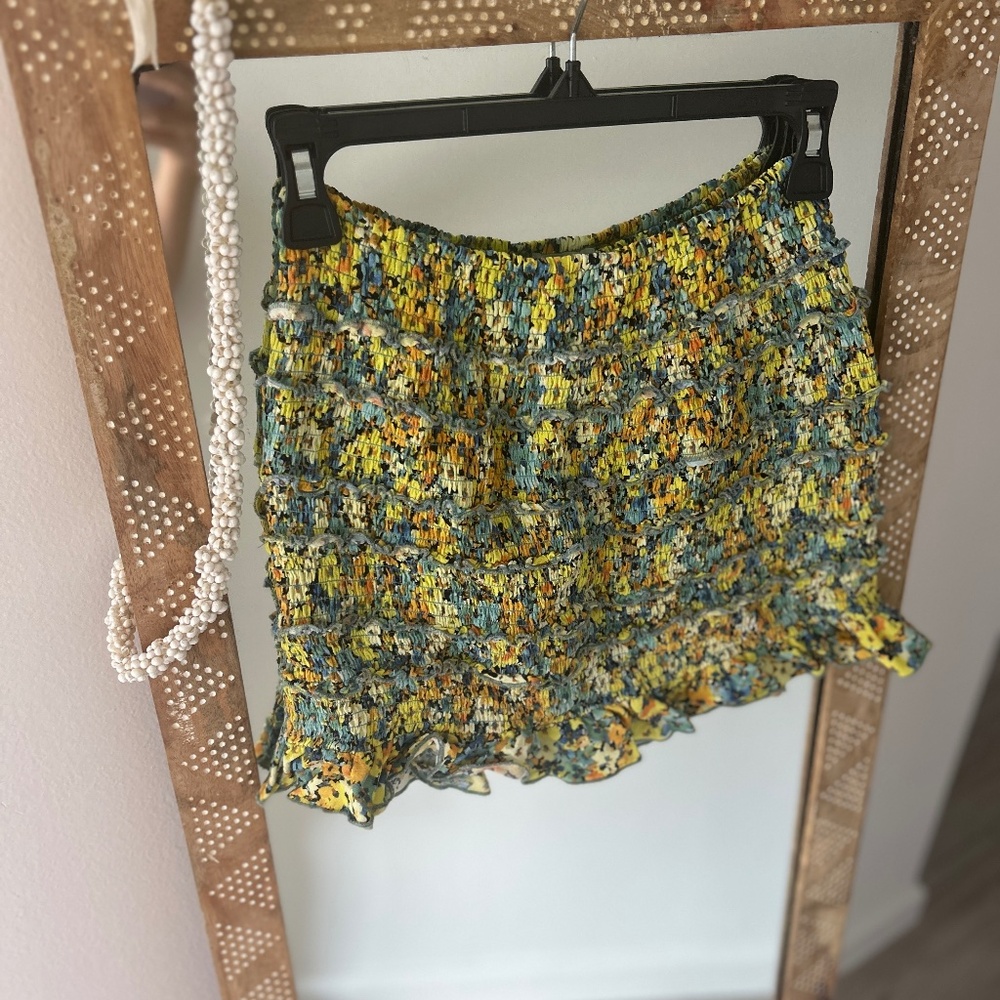 L Space Floral Skirt